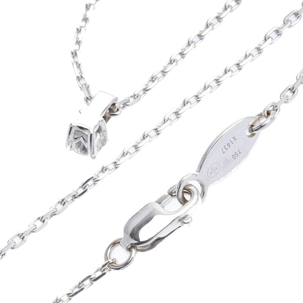 モーブッサン ダイヤペンダント K18ホワイトゴールド ダイヤ ネックレス  MAUBOUSSIN 中古