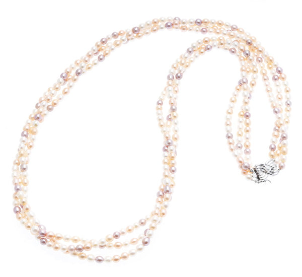 タサキ メタル 淡水パール4.8mm ネックレス レディース TASAKI 中古
