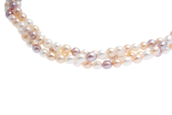 タサキ メタル 淡水パール4.8mm ネックレス レディース TASAKI 中古