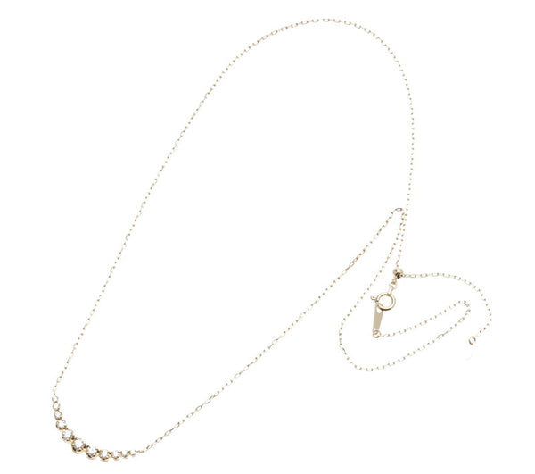 K18イエローゴールド ダイヤモンド ダイヤ0.30ct ネックレス  中古