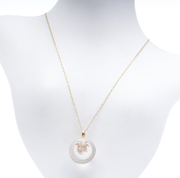 スタージュエリー K10イエローゴールド プラスチック ネックレス STAR JEWELRY 中古