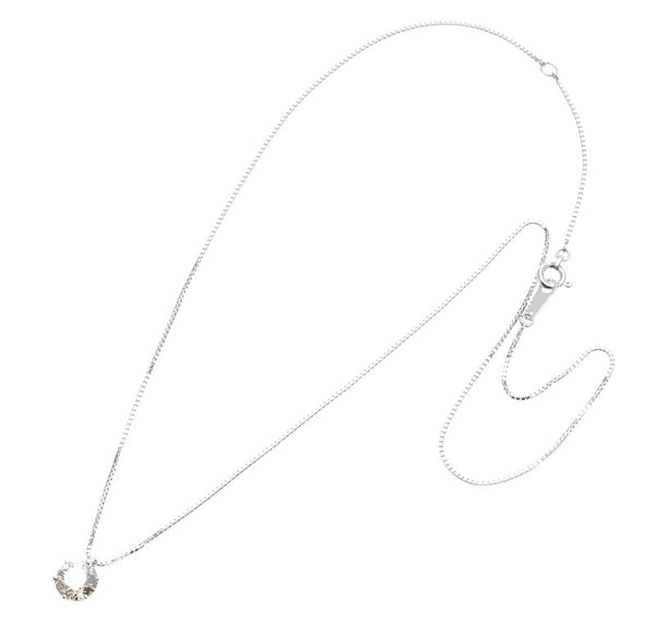 Pt900 プラチナ Pt850 プラチナ ダイヤ1.16ct ネックレス レディース 中古