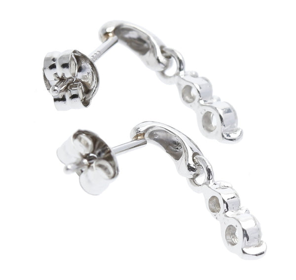 Pt900プラチナ ダイヤモンド ピアス 中古