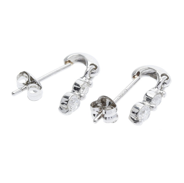 Pt900プラチナ ダイヤモンド ピアス 中古