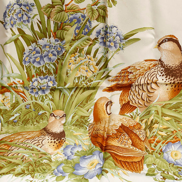 サルヴァトーレフェラガモ イエロー シルク スカーフ レディース Salvatore Ferragamo 中古