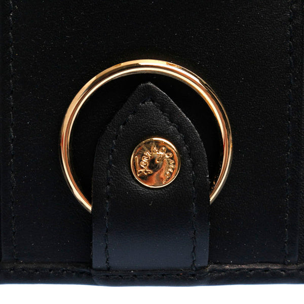 サルヴァトーレフェラガモ ブラック レザー キーケース レディース Salvatore Ferragamo 中古