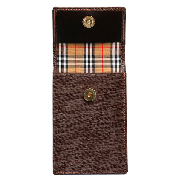 バーバリー ブラウン レザー シガレットケース レディース BURBERRY 中古