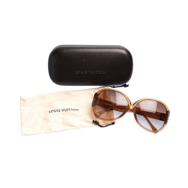 ルイ ヴィトン スプソン Z0283E ブラウン プラスチック サングラス レディース LOUIS VUITTON 中古