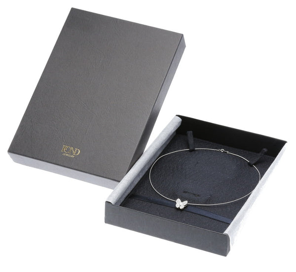 K18ホワイトゴールド ダイヤモンド ダイヤ0.36ct ネックレス  中古