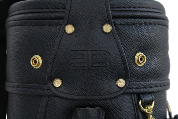 バレンシアガ ブラック 黒 合成皮革 ゴルフバッグ ユニセックス BALENCIAGA 中古