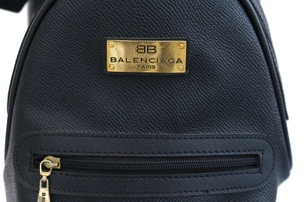 バレンシアガ ブラック 黒 合成皮革 ゴルフバッグ ユニセックス BALENCIAGA 中古