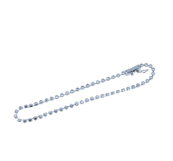 Pt850 プラチナ ダイヤ2.10ct テニス ブレスレット レディース 中古