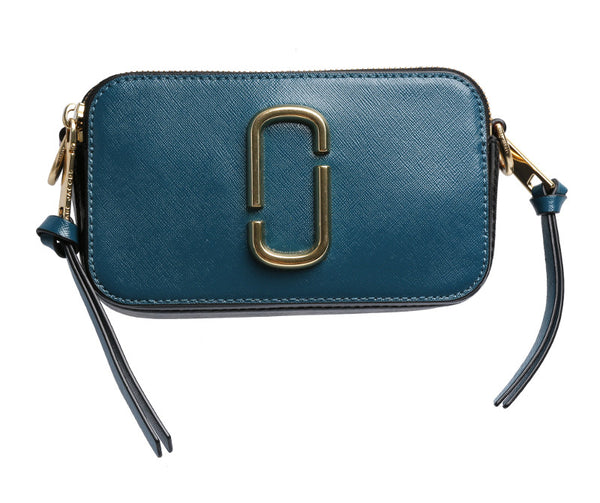 マークジェイコブス 水色 ピンク レザー ショルダーバッグ レディース MARC JACOBS 中古