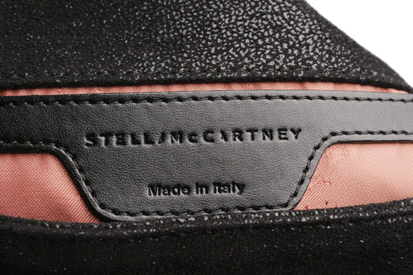 ステラマッカートニー ミニ ファラベラ チェーン ブラック レザー 肩掛け ショルダーバッグ レディース Stella McCartney 中古