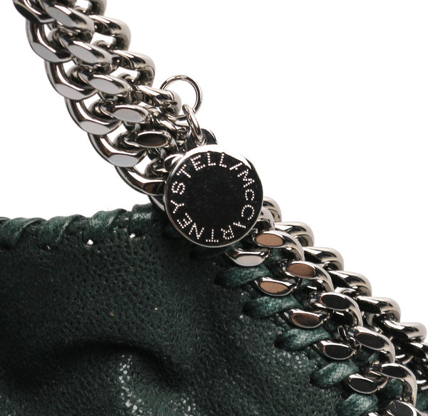 ステラマッカートニー ファラベラ チェーン グリーン フェイクレザー 肩掛け ショルダーバッグ レディース Stella McCartney 中古