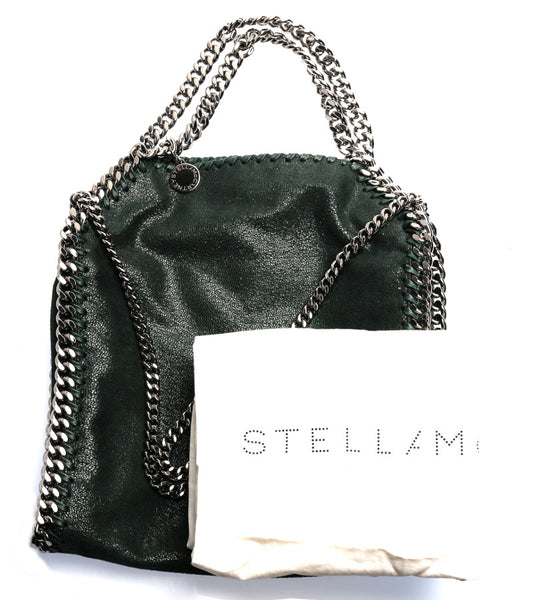 ステラマッカートニー ファラベラ チェーン グリーン フェイクレザー 肩掛け ショルダーバッグ レディース Stella McCartney 中古