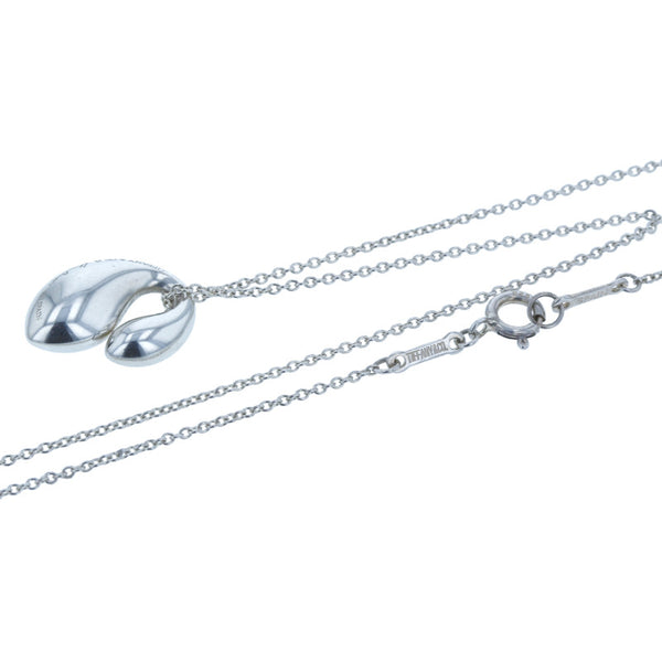 ティファニー シルバー SV925 シルバー ダブル ティアドロップ ネックレス レディース TIFFANY&Co. 【中古】