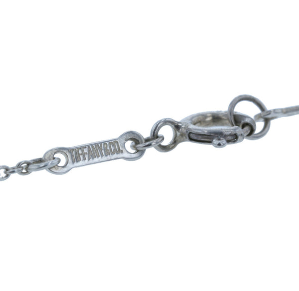 ティファニー シルバー SV925 シルバー ダブル ティアドロップ ネックレス レディース TIFFANY&Co. 【中古】