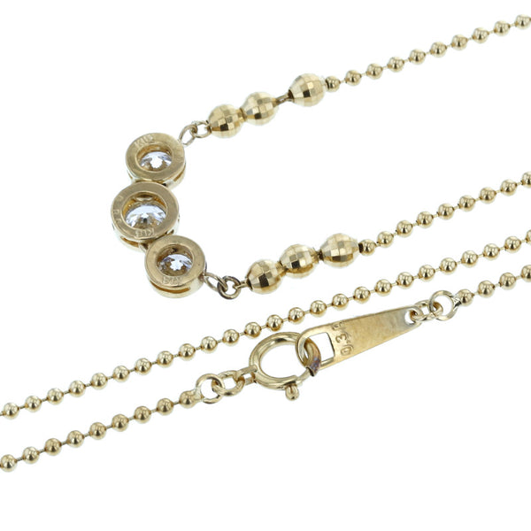 K18YG イエローゴールド ダイヤ0.80ct ネックレス レディース 中古