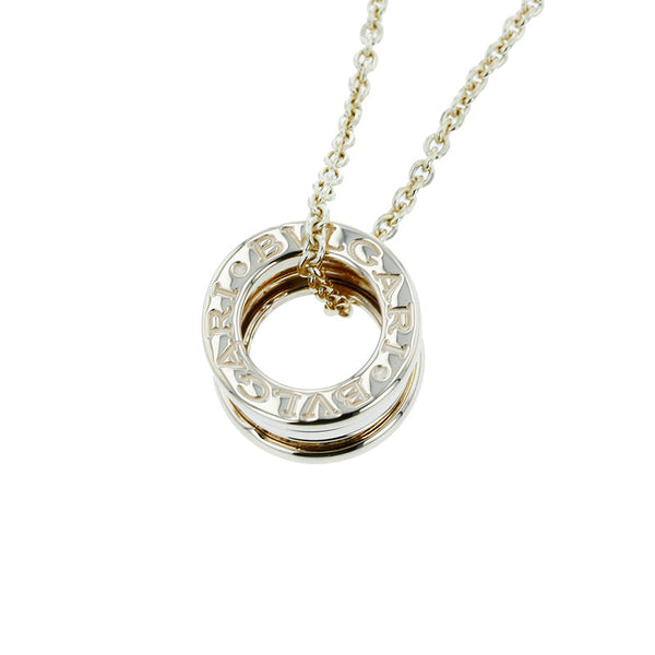 ブルガリ ゴールド K18YG イエローゴールド 750 B-zero1 ビーゼロワン ネックレス レディース BVLGARI 中古