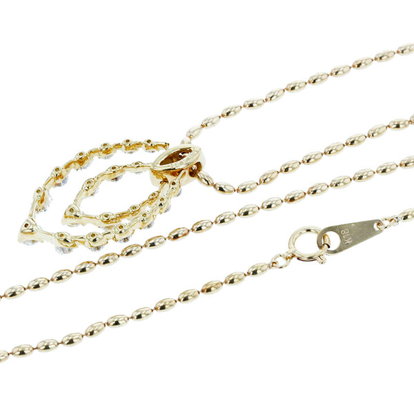 K18YG イエローゴールド ダイヤ1.16ct ネックレス レディース 中古