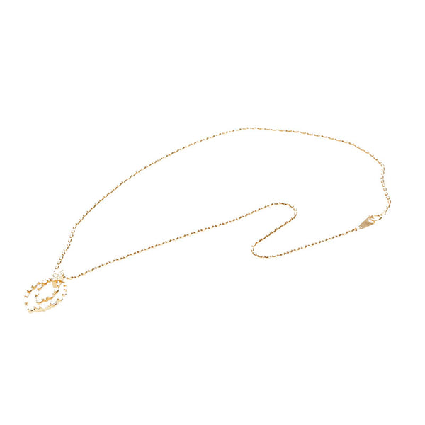 K18YG イエローゴールド ダイヤ1.16ct ネックレス レディース 中古