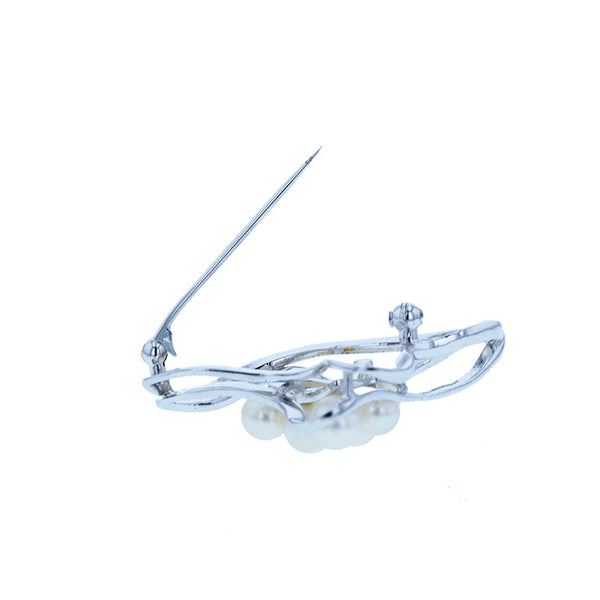 ミキモト メタル パール5.5mm～6.5mm ブローチ レディース MIKIMOTO 中古