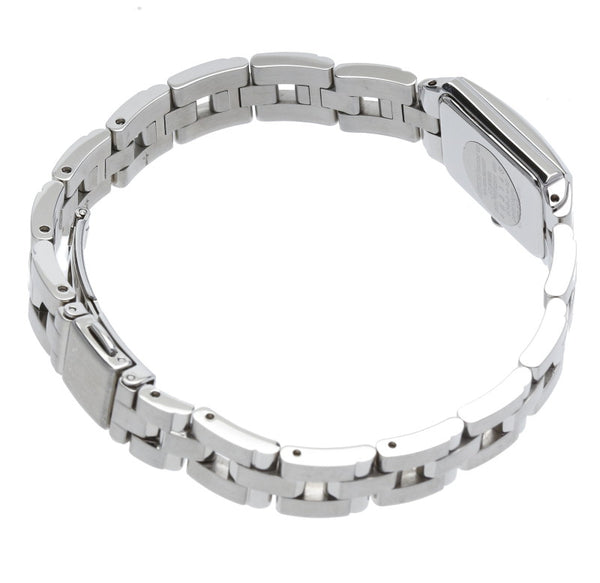 シチズン ウィッカ シルバー ステンレススチール 腕時計 レディース CITIZEN クオーツ ホワイト文字盤 【中古】