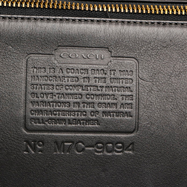 コーチ 9094 ブラック レザー トートバッグ レディース COACH 【中古】