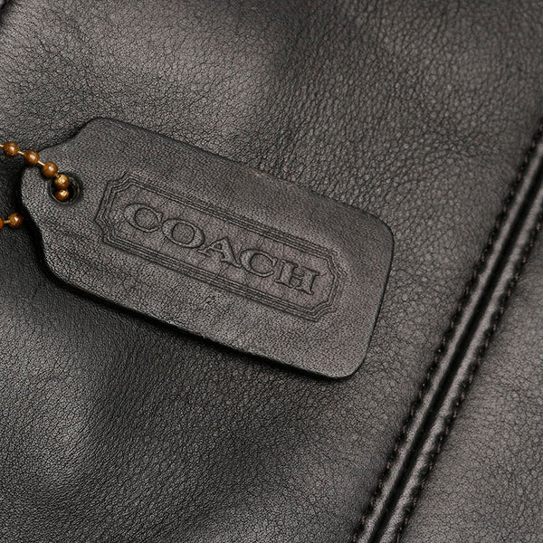 コーチ 9094 ブラック レザー トートバッグ レディース COACH 【中古】