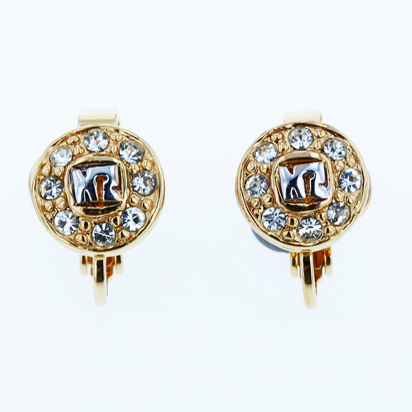 ニナリッチ ゴールド メッキ イヤリング レディース NINA RICCI 【中古】
