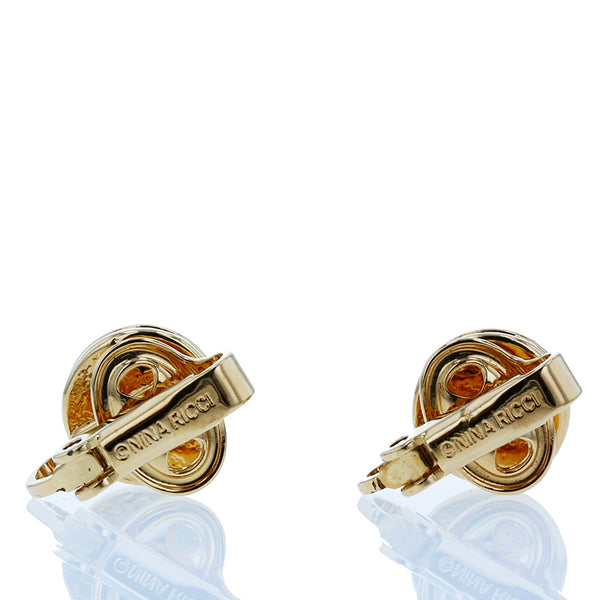 ニナリッチ ゴールド メッキ イヤリング レディース NINA RICCI 【中古】