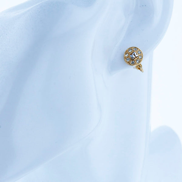 ニナリッチ ゴールド メッキ イヤリング レディース NINA RICCI 【中古】