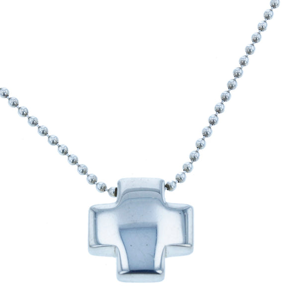 ティファニー SV925 シルバー ローマンクロス ネックレス レディース TIFFANY&Co. 【中古】