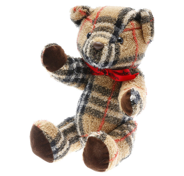 バーバリー ノバチェック ブラウン パイル・タオル ぬいぐるみ ハンカチ レディース BURBERRY 中古
