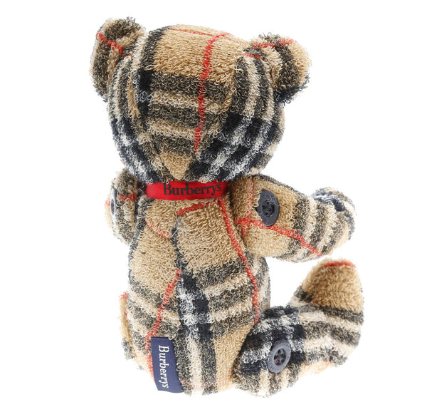 バーバリー ノバチェック ブラウン パイル・タオル ぬいぐるみ ハンカチ レディース BURBERRY 中古