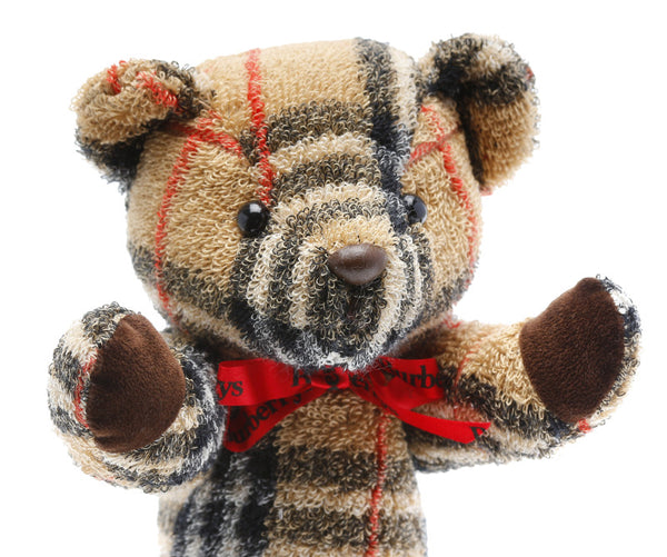 バーバリー ノバチェック ブラウン パイル・タオル ぬいぐるみ ハンカチ レディース BURBERRY 中古