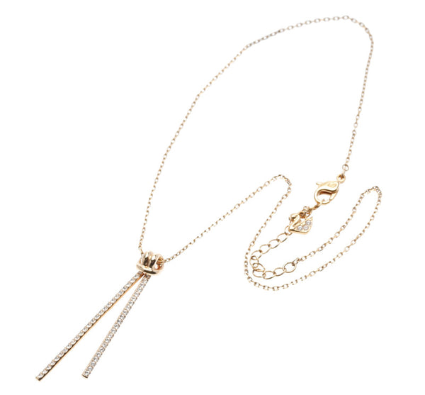 スワロフスキー ゴールド メッキ スワロフスキー ネックレス レディース SWAROVSKI 中古