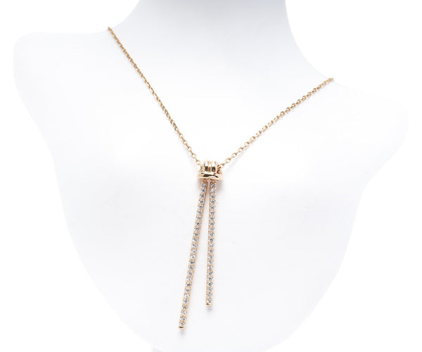 スワロフスキー ゴールド メッキ スワロフスキー ネックレス レディース SWAROVSKI 中古