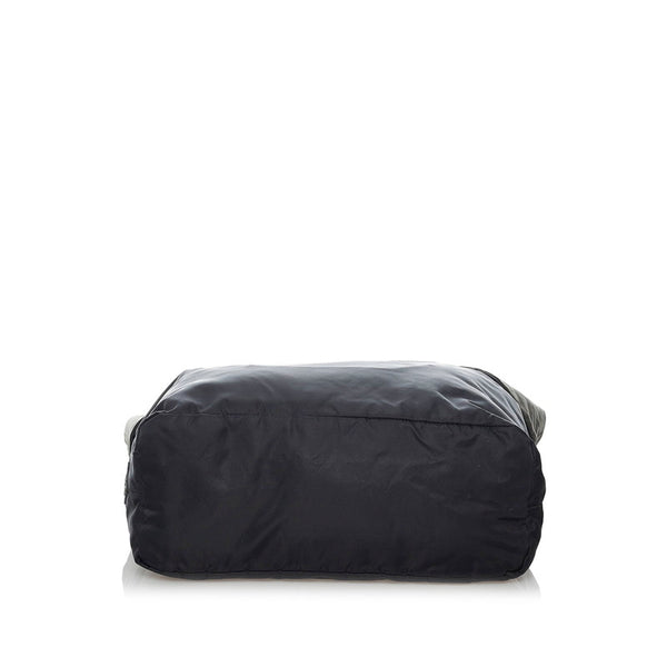 プラダ ポコノ リバーシブル ブラック カーキ ナイロン トートバッグ ショルダーバッグ 2way レディース PRADA 【中古】