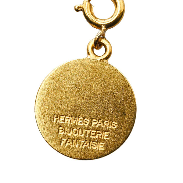 エルメス セリエ ペンダントトップ チャーム ゴールド メッキ レディース HERMES 【中古】