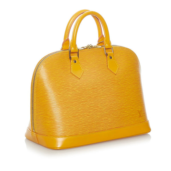 ルイ ヴィトン エピ アルマ ハンドバッグ M52149 タッシリイエロー レザー レディース LOUIS VUITTON 【中古】