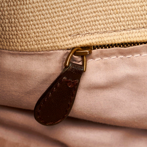ボッテガヴェネタ トートバッグ ベージュ マルチ キャンバス レディース BOTTEGAVENETA 【中古】