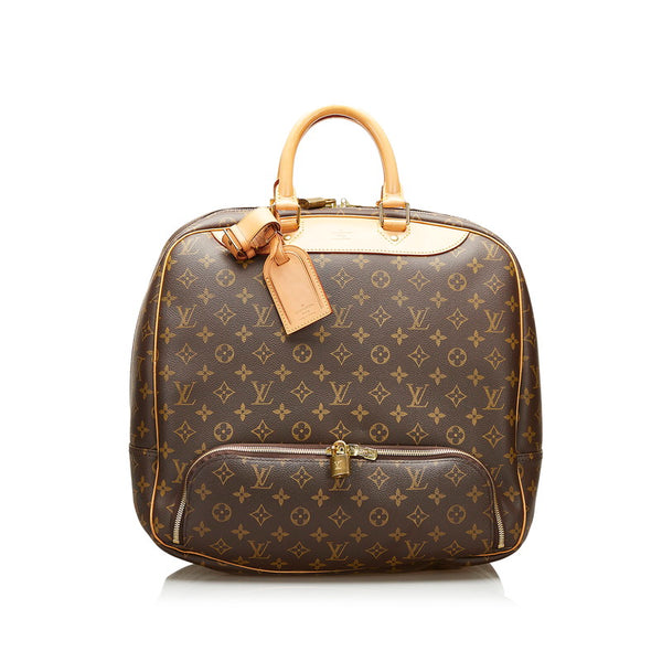 ルイ ヴィトン モノグラム エヴァジオン ボストンバッグ トラベルバッグ M41443 ブラウン PVC レザー レディース LOUIS VUITTON 【中古】
