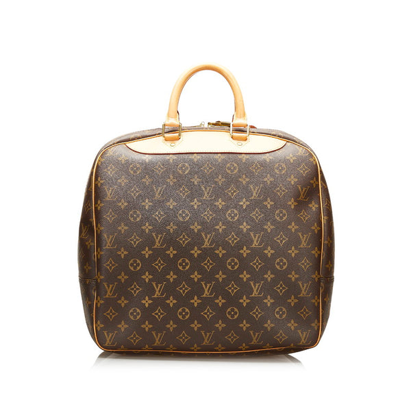ルイ ヴィトン モノグラム エヴァジオン ボストンバッグ トラベルバッグ M41443 ブラウン PVC レザー レディース LOUIS VUITTON 【中古】