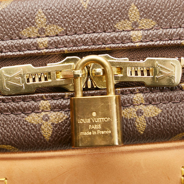 ルイ ヴィトン モノグラム エヴァジオン ボストンバッグ トラベルバッグ M41443 ブラウン PVC レザー レディース LOUIS VUITTON 【中古】