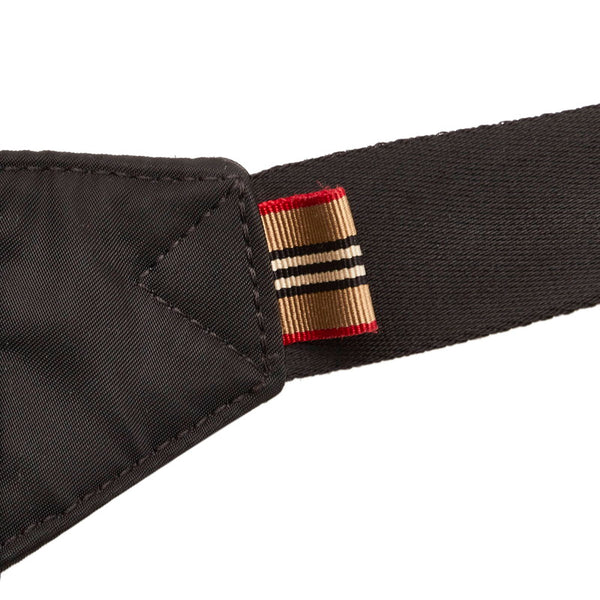 バーバリー ウエストバッグ ブラック ナイロン ユニセックス BURBERRY 【中古】
