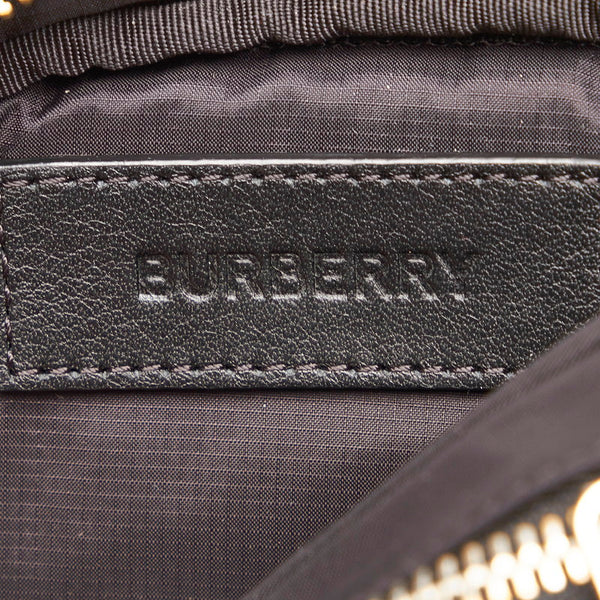 バーバリー ウエストバッグ ブラック ナイロン ユニセックス BURBERRY 【中古】