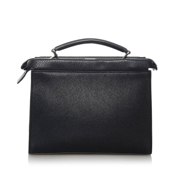 フェンディ ピーカブー 7VA422 ブラック レザー ハンドバッグ ショルダーバッグ 2WAY レディース FENDI 【中古】