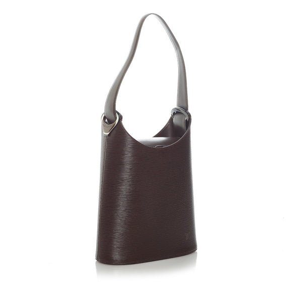 ルイ ヴィトン エピ ヴェルソー ハンドバッグ ワンショルダーバッグ M5281D モカ ブラウン レザー レディース LOUIS VUITTON 【中古】